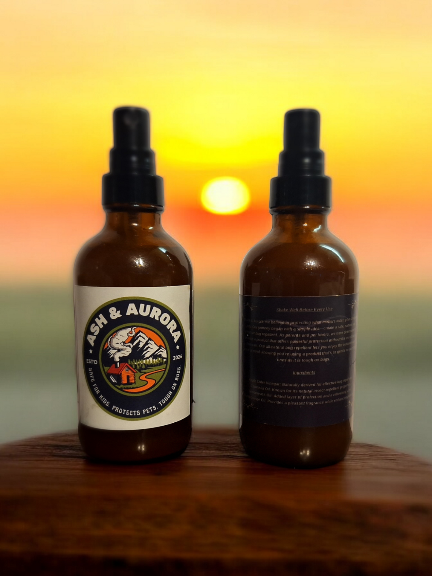 Ash & Aurora Oils Bug Repellent: Safe for Kids & Pets