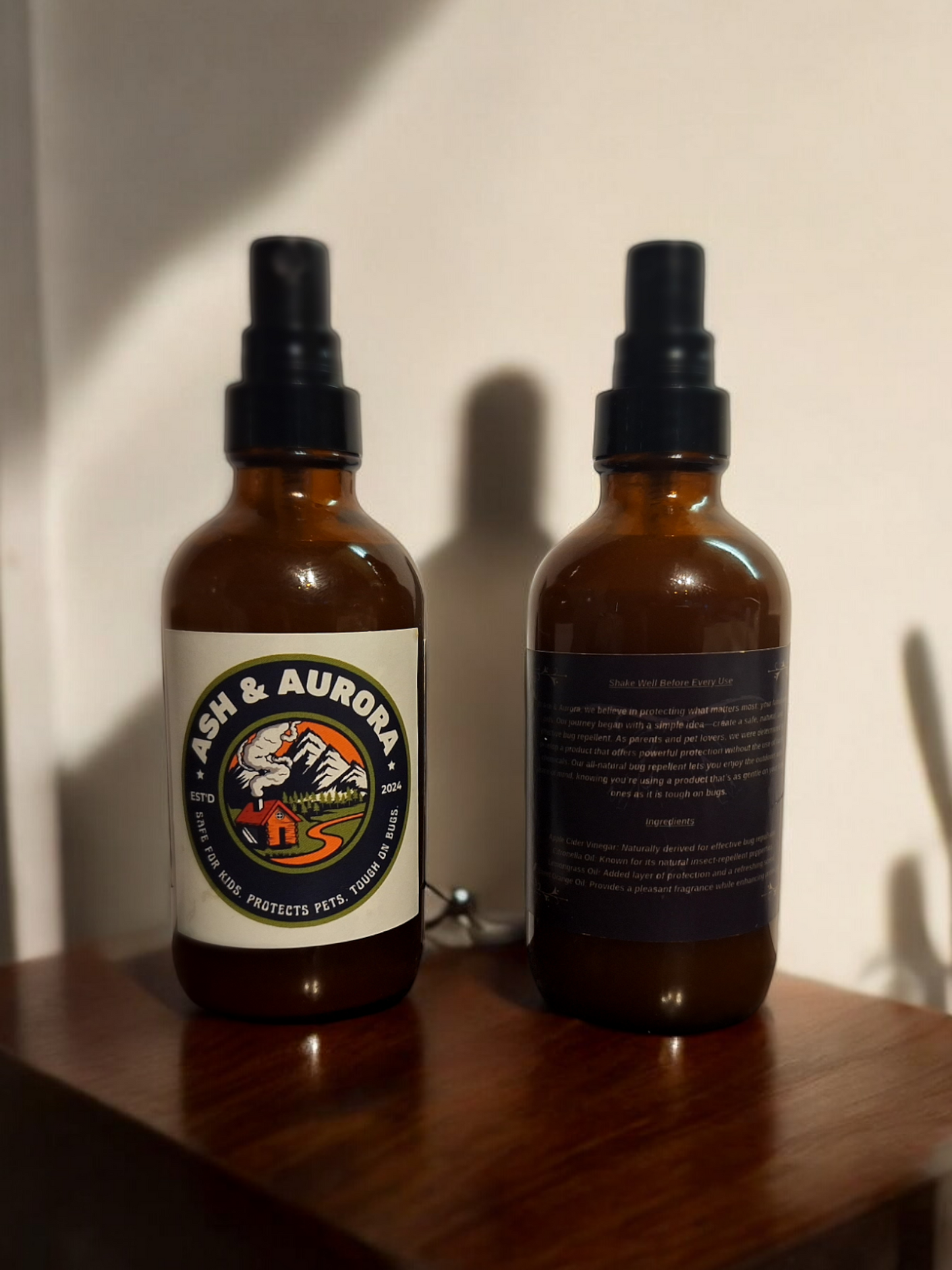 Ash & Aurora Oils Bug Repellent: Safe for Kids & Pets